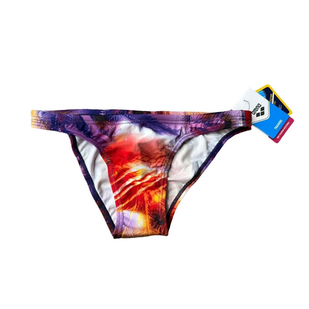 Arena Women's Multicolor Palm Swimsuit‎ Bottoms Size 32 NEW